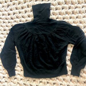 Madewell Turtleneck Puff Sleeve Sweater